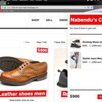 Demo ecommerce site in ReactJS, Prisma