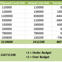 Cost Variance Tracker