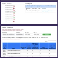 Reports tool that I created for a client (email SLA)