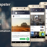Snapster - Social Networking Android App