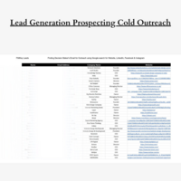 Lead Generation - Sample
