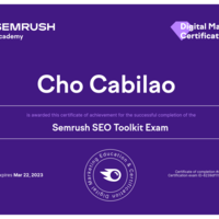 Semrush SEO Toolkit Exam