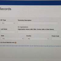 NPPES NPI REGISTRY