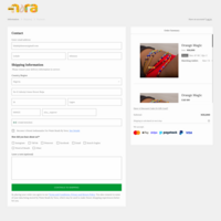 Shipping information page ui