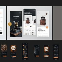 coffee shop app design