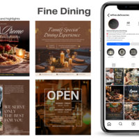 Fine Dining Instagram Feed