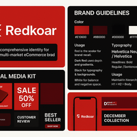 Brand Identity of "Redkoar" Project.