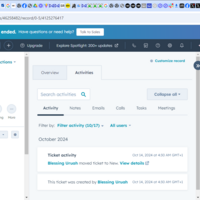 Resolving a ticket on Hubspot CRM