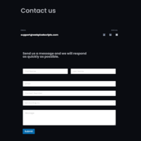 Website Contact Us Page