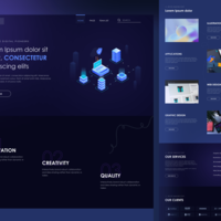 Company Services - Landing Page
