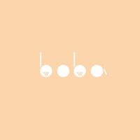 Boba bubble tea logo design 2