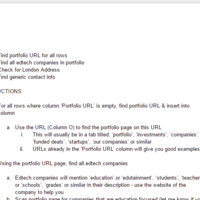 VC List Clean Up