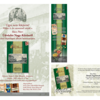 Greetings from Nagy-Kőrös - Ad, Bookmark and Invitation Card