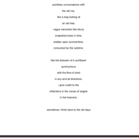 Creative Writing Poem (partial)
