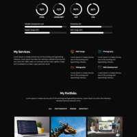 Portfolio website design