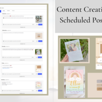 Content Creation and Schedule Posting