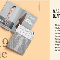 Clarks Shoes layout at Tatler Magazine