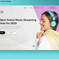 Music website ux
