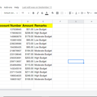 Data Entry on Google Sheets