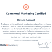 Certified Contextual Marketer