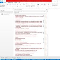Manage Outlook my task of the unit