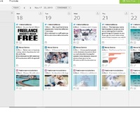 1 week Content Plan for Linkedin | Twitter and Instagram 
