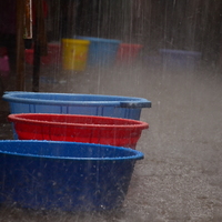 Rainy day at korogocho slums Nairobi