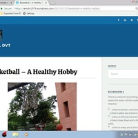 My personal blog using WordPress