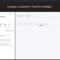 Creating Ticket on HubSpot