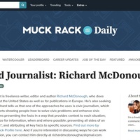 Featured Profle In Muck Rack Daily.