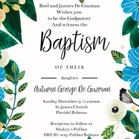 Examples of My Invitations 