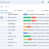 Email Management Work Sample