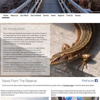 Humberhead Peatlands - web design
