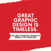 An instagram post I made about graphic design
