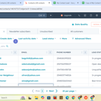 Creating lead for a client using HubSpotient