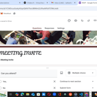 creating forms using  google forms