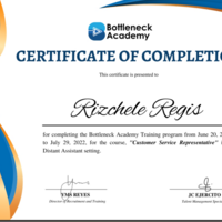 CSR - Cert. of Completion