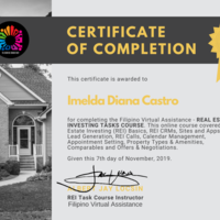Real Estate Investing Short Course Certificate