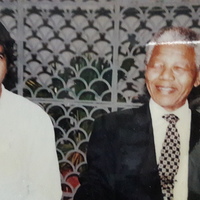 With Nelson Mandela