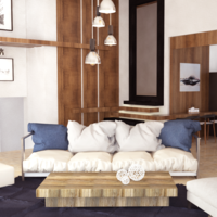 Living Room Interior Visualization