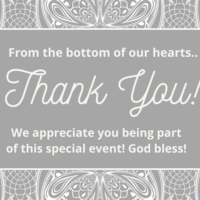 Wedding Thank You Card