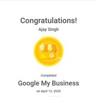 Google my business certification