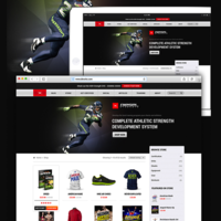 Fitness website shop - 01