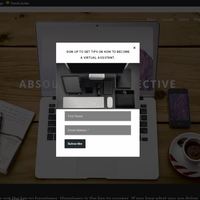 My website with opt-in page, lead capture