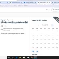 Client Consultation scheduling [Calendly]