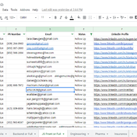Recruitment Data Management in Excel