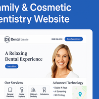 Responsive website for DS Dental Oakville clinic