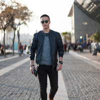 Men Casual - Zara Leather Coat