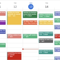 Calendar management with google calendar