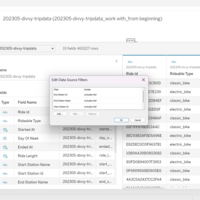 Excluding nulls in Tableau